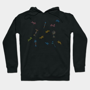 Neurons and Neurotransmitters White Hoodie